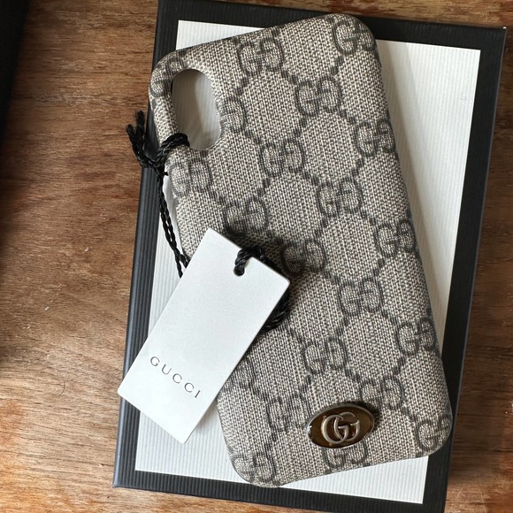 Gucci Ophidia Tessuto iPhone Monogram X/XS Case NEW WITH BOX - Picture 2 of 14